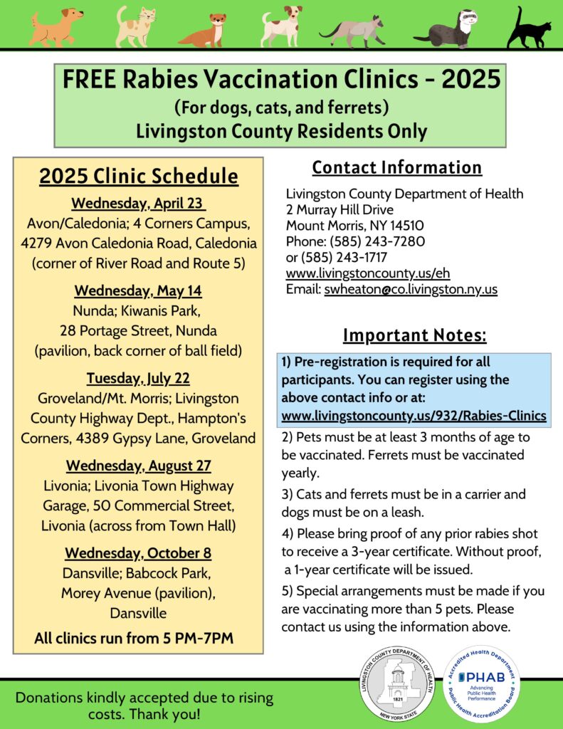 Free Rabies Vaccine Clinic